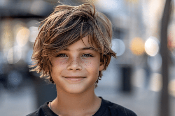 Garçon aux cheveux mi-longs : une tendance coiffure en plein essor