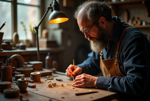 L’artisanat derrière chaque chevalière en or : un héritage intemporel